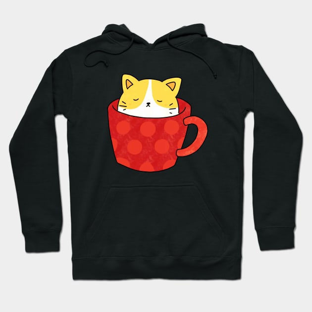 Cute Kitten in a Cup Hoodie by PhotoSphere